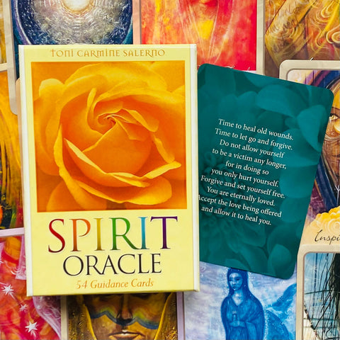 Spirit Oracle Cards Yellow Deck By Toni Carmine Salerno Magic Blue Angel NEW