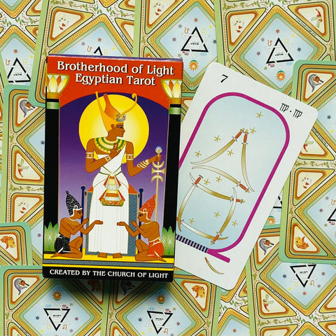 Brotherhood Of Light Egyptian Tarot Deck Cards Esoteric Telling US Games NEW