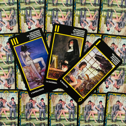 Manara Erotic Tarot Deck Cards Mildo Esoteric Fortune Telling Lo Scarabeo NEW