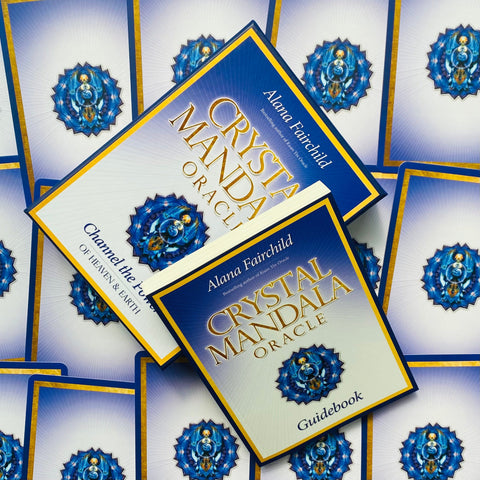 Crystal Mandala Oracle Cards Deck Alana Fairchild Esoteric Telling Blue Angel