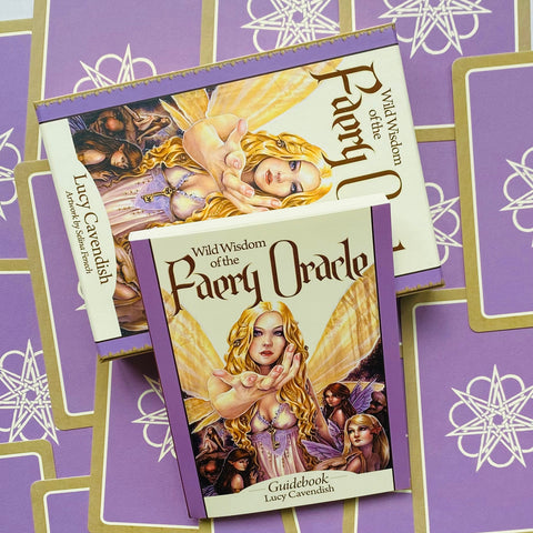 Wild Wisdom Of The Faery Oracle Deck Cards Fortune Telling Blue Angel NEW