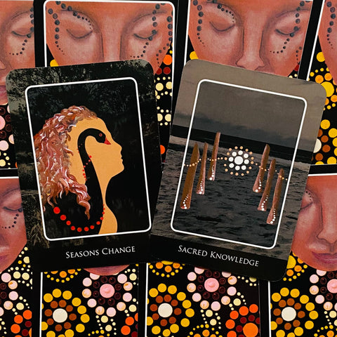 Aboriginal Dreamtime Oracle Cards Deck Rockpool Mel Brown Magic 40 Cards NEW