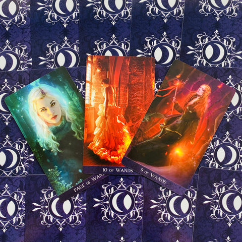 Tarot De La Nuit Carole Card Deck Anne Eschenazi Esoteric Telling Lo Scarabeo