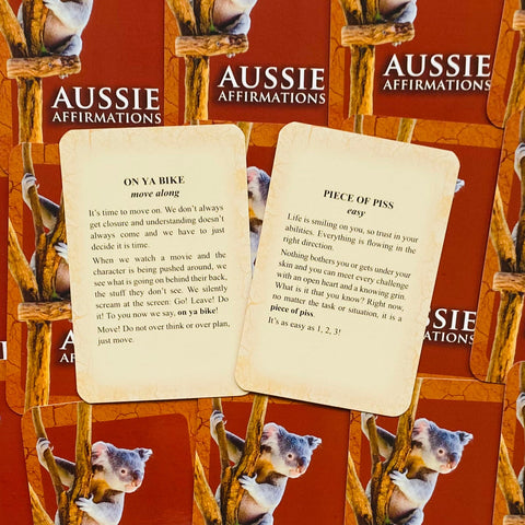 Aussie Affirmations Oracle Cards Deck Animal Dreaming Publishing 46 Cards NEW