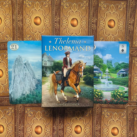 Thelema Lenormand Oracle Deck Cards Esoteric Telling Lo Scarabeo NEW
