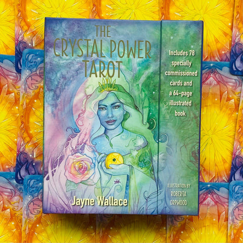 The Crystal Power Tarot Cards Deck & Book Cico Books Jayne Wallace Esoteric NEW