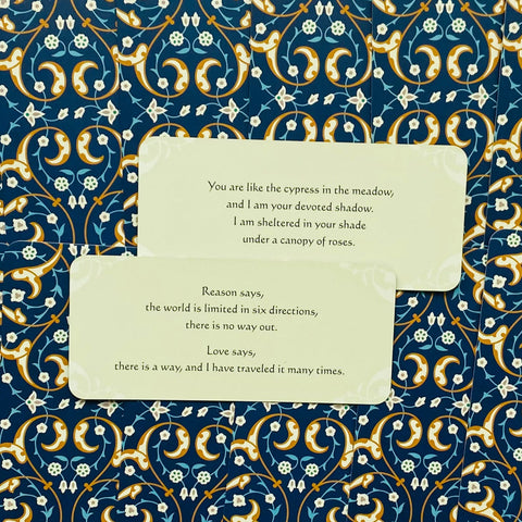 Rumi Jewels Of Wisdom Healing And Guidance Insight Cards Deck Blue Angel NEW
