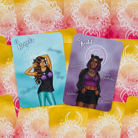 Goddesses Among US Oracle Cards Deck Rockpool Activation Body-Positive Modern