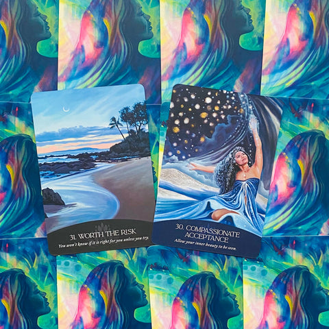 Whispers Of Aloha Oracle Cards Bliss Foreword Fairchild Dehoff Blue Angel NEW