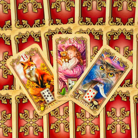Lustrous Lenormand Oracle Cards Deck Llewellyn By Ciro Marchetti Divination NEW