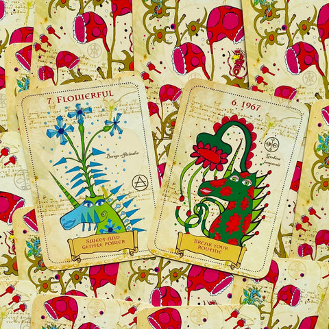 Enchanted Unicorn Oracle Cards Deck By Priestess Moon Rockpool Publishing Rp75
