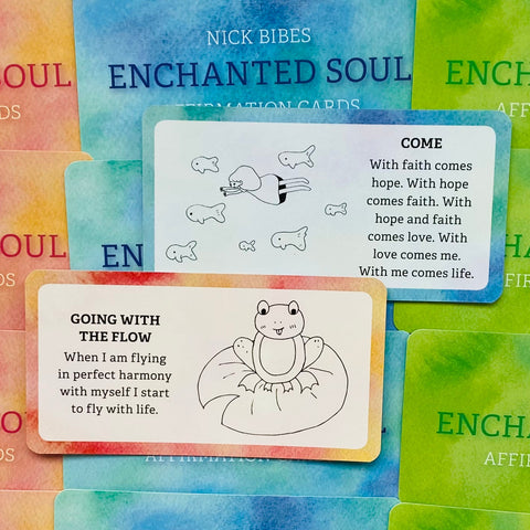 Enchanted Soul Affirmation Cards Animal Dreaming Nick Bibes Esoteric Fortune NEW
