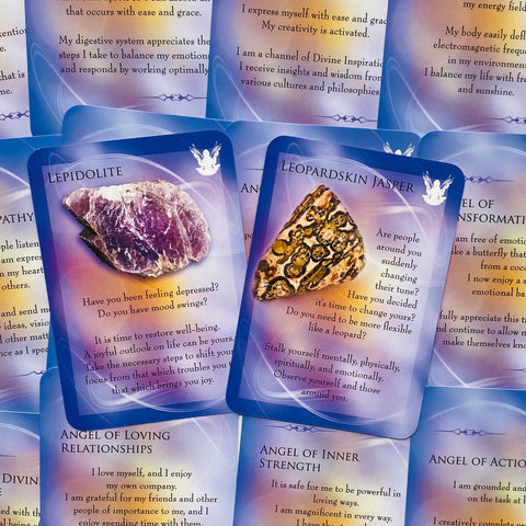 Angels & Gemstone Guardians Cards Deck Findhorn Esoteric Fortune Affirmation NEW