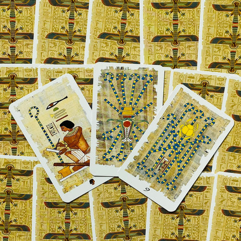 Egyptian Tarot Mini Lo Scarabeo Italy By Pietro Alligo And Silvana Alasia NEW