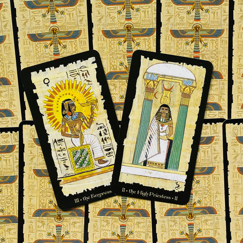 Egyptian Tarot Cards Deck Grand Trumps Lo Scarabeo By Silvana Alasia NEW