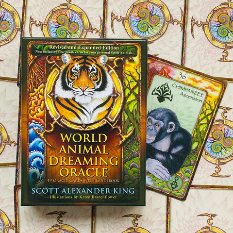 World Animal Dreaming Oracle Cards Deck Expanded Scott King Edition Esoteric NEW