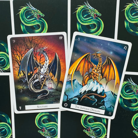 Imperial Dragon Oracle Deck Cards Esoteric Telling US Games Systems NEW