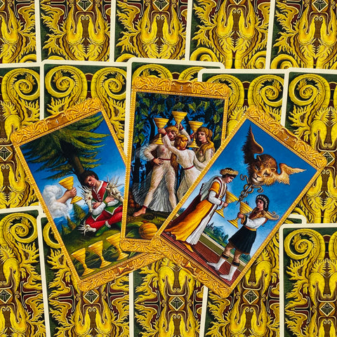 Mystical Tarot Cards Deck Giuliano Costa Esoteric Telling Lo Scarabeo NEW
