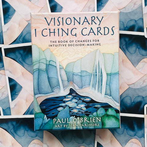 Visionary I Ching Oracle Cards Deck Blue Angel By Paul O'Brien Intuition