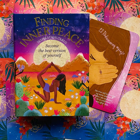 Finding Inner Peace Inspiration Cards Rockpool Publishing 36 Cards Booklet NEW