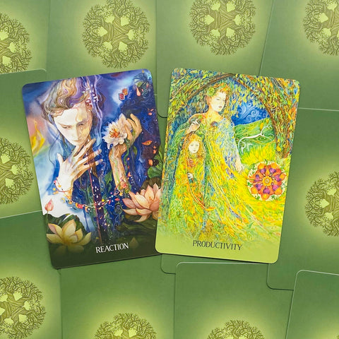 Sacred Earth Oracle Cards Deck Unity Revision Revolution Blue Angel Esoteric NEW