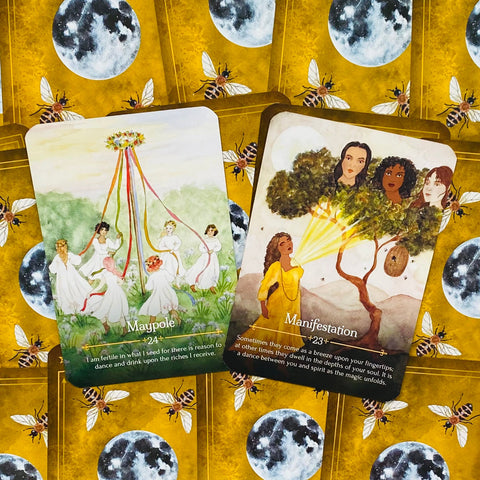 Seasons Of The Witch Beltane Oracle Cards Deck Rockpool Publishing Anderson Diaz