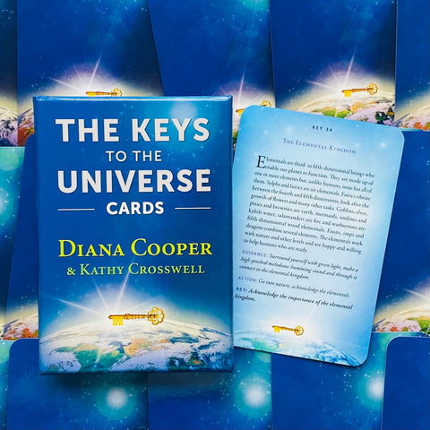 The Keys To The Universe Cards Findhorn Press Diana Cooper Kathy Crosswell With Bag