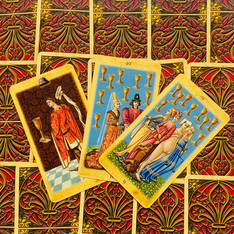Medieval Tarot Deck Cards Esoteric Fortune Telling Lo Scarabeo NEW