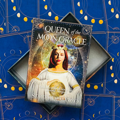 Queen Of The Moon Oracle Cards Deck Esoteric Guide Stacey Demarco Rockpool Rp17
