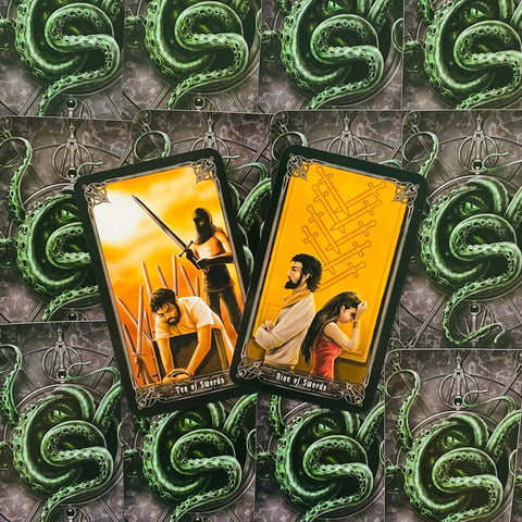 Necronomicon Tarot Cards Deck Esoteric Telling Anne Stokes Llewellyn NEW