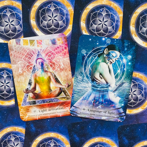 Sacred Light Oracle Cards Deck Rockpool Esoteric Anna Stark Selena Moon NEW