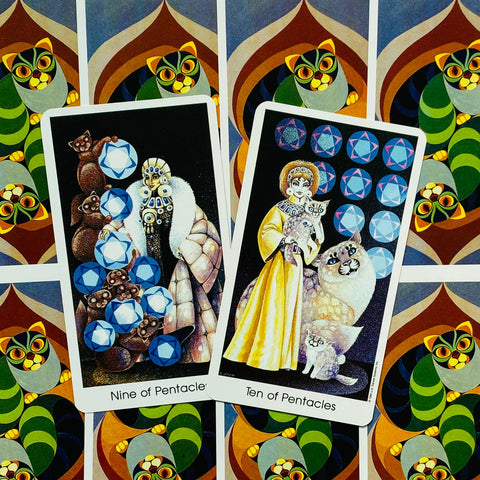 Tarot Of The Cat People Cards Deck Karen Kuykendall US Games Systems Cp78