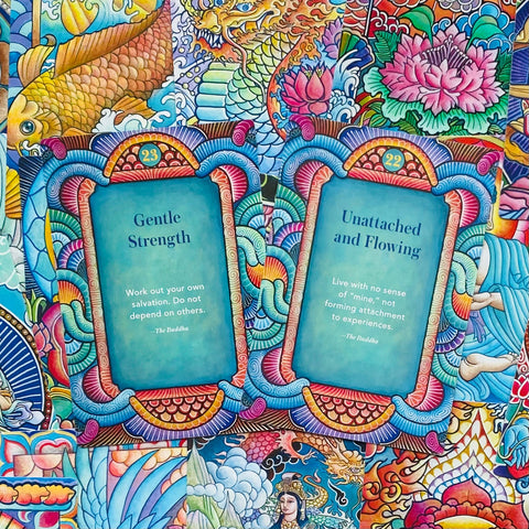 Wisdom Of The Buddha Mindfulness Cards Deck Beyond Words Esoteric Smith NEW