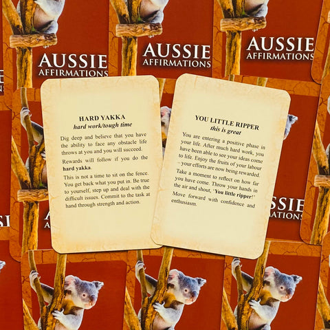 Aussie Affirmations Oracle Cards Deck Animal Dreaming Publishing 46 Cards NEW