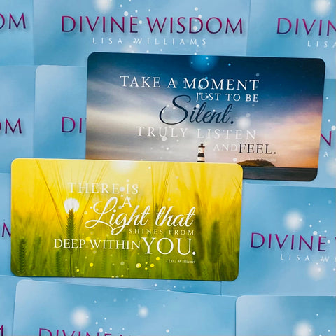 Divine Wisdom Affirmation Cards Deck Animal Dreaming Lisa Williams Esoteric NEW