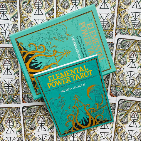 Elemental Power Tarot Cards & Illustrated Book Cico Books Melinda Lee Holm NEW