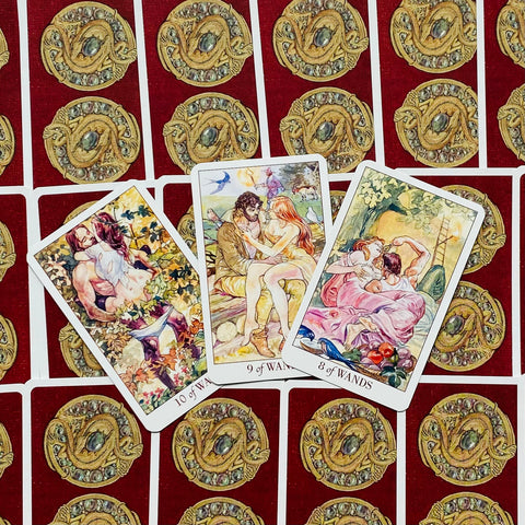 Sexual Magic Mini Tarot Cards Deck Esoteric Fortune Telling Lo Scarabeo NEW