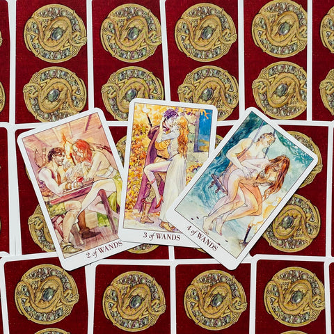 Sexual Magic Mini Tarot Cards Deck Esoteric Fortune Telling Lo Scarabeo NEW