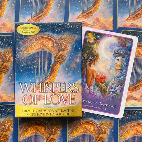 Whispers Of Love Oracle Cards Deck Esoteric Fortune Telling Blue Angel NEW