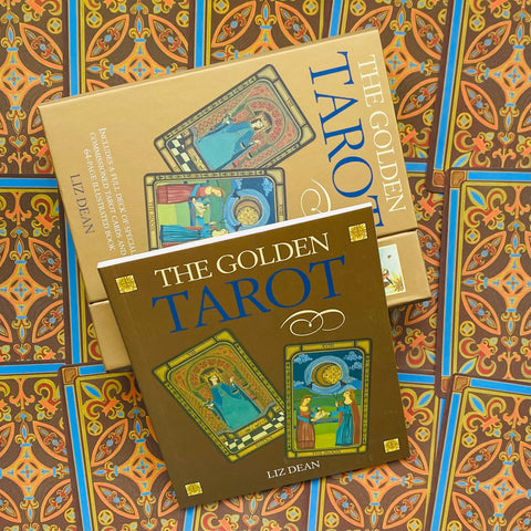 The Golden Tarot Cards & Illustrated Book Cico Books By Liz Dean Ancient NEW