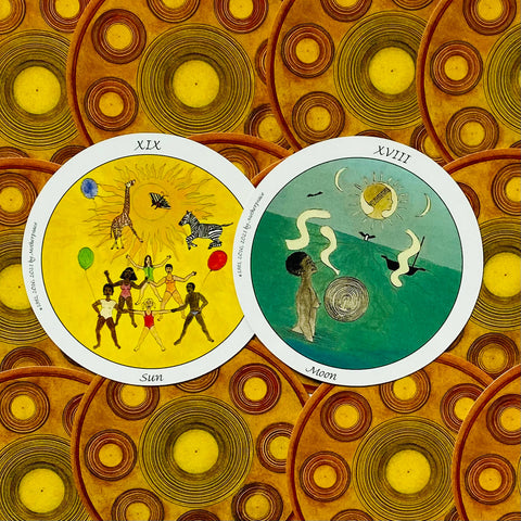 Mini Motherpeace Round Tarot Deck Esoteric Telling US Games Systems NEW