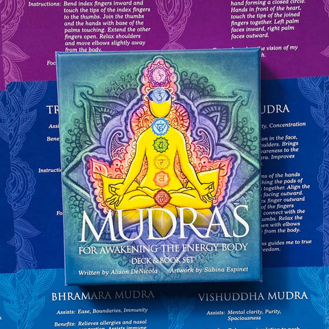Mudras For Awakening The Energy Body Cards Deck & Book US Games Systems NEW