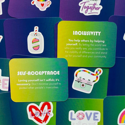 Pride Cards Empower Your Authentic Self Rockpool Daniel Poole & Selena Moon NEW