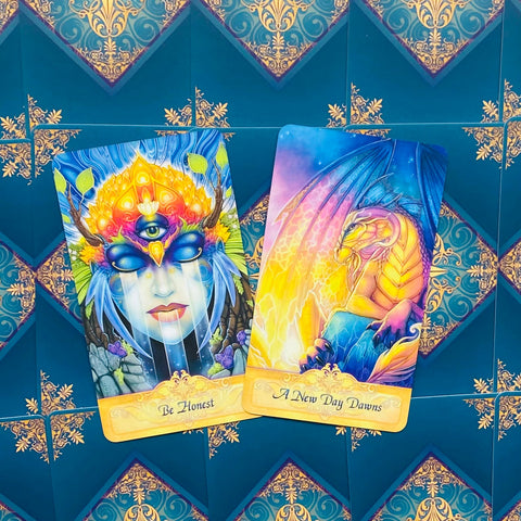 Messenger Oracle Cards Deck Second 2Nd Edition Blue Angel By Ravynne Phelan NEW