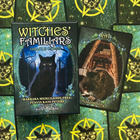 Witches Familiars Oracle Solarus Cards And Guidebook Set Kate Osborne NEW