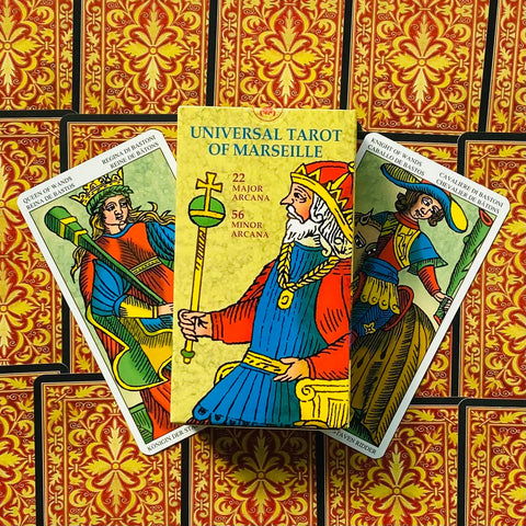 Universal Tarot Of Marseille Deck Cards Esoteric Telling Lo Scarabeo NEW