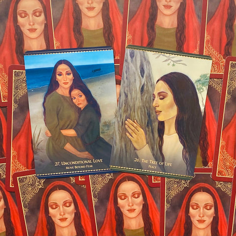 The Mystique Of Magdalene An Oracle Of Love Cards Deck Blue Angel C. Y. Rose NEW