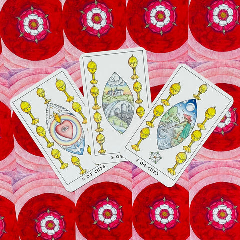 Rose Tarot Cards Body Mind And Spirit Divination Nigel Jackson Llewellyn Lw064