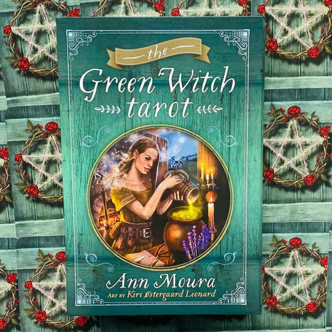 The Green Witch Tarot Cards Deck Ann Moura Esoteric Llewellyn NEW