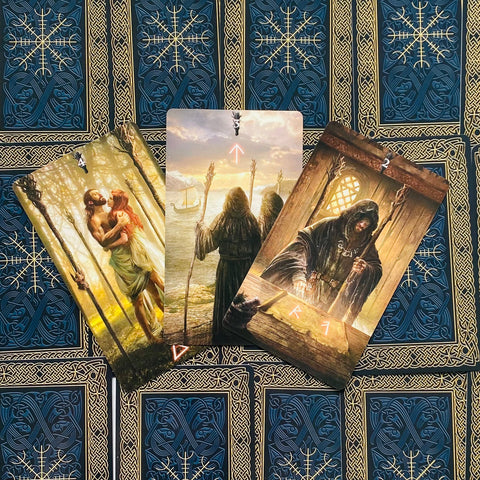 Runic Tarot Cards Deck And Book Lo Scarabeo Sephiroth Dempster Esoteric NEW